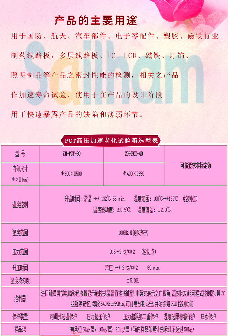 HAST高度加速老化草莓视频APP污黄选型表介绍